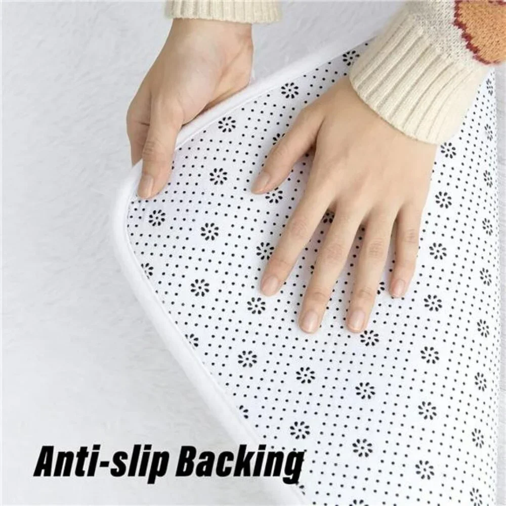 Maxsoft White Fluffy Rug 4x6 Shag Area Carpet Non Slip Plush for Bedroom Dorm